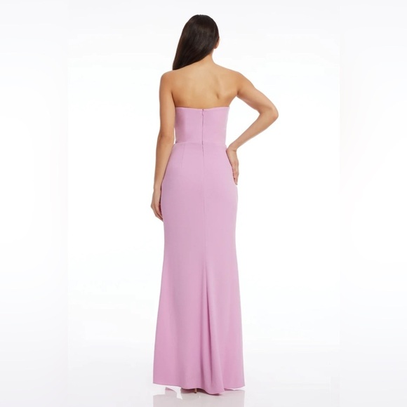 DRESS THE POPULATION Kai Bodycon Maxi Dress Lavender M - Picture 2 of 11